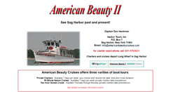 Desktop Screenshot of americanbeautycruises.com